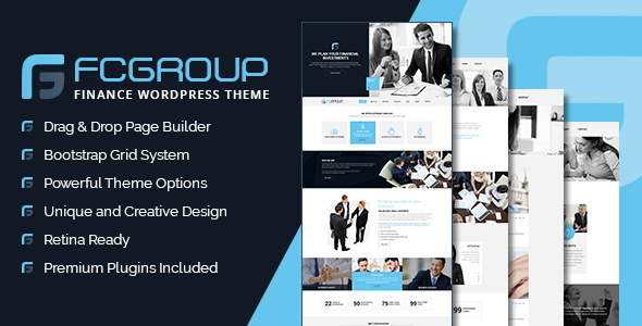 Finance Group – 企业 WordPress 主题
