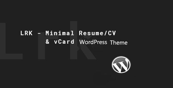 LRK – 创意 vCard WordPress 主题