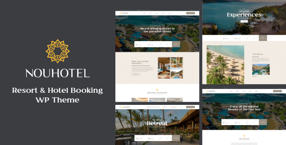 NouHotel – 度假村和酒店预订WordPress主题