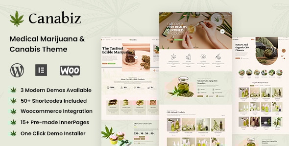 Canabiz – 大麻 WordPress 主题