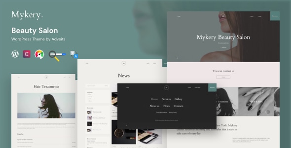 Mykery – 美容院 WordPress 主题