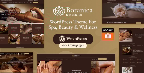Botanica – 用于水疗、美容和健康的WordPress主题