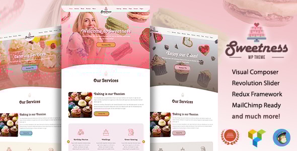 Sweetness – 单页 WordPress 主题
