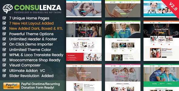 Consulenza – 咨询疗法 WordPress 主题