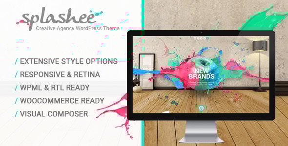 Splashee – 创意机构 WordPress 主题