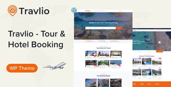 Travlio – 旅游预订 WordPress 主题