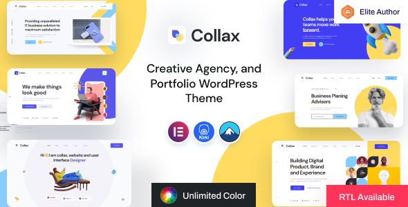 Collax – 创意机构 WordPress 主题