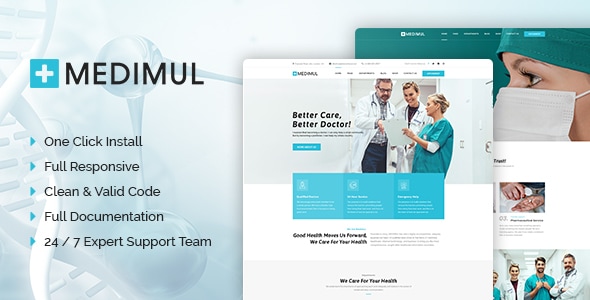Medimul – 多用途医疗健康 WordPress 主题