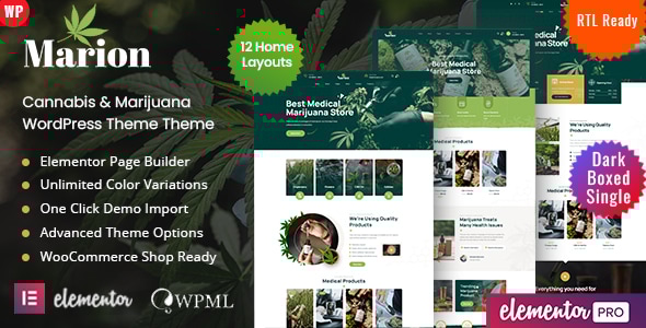 Marion – 大麻 WordPress 主题