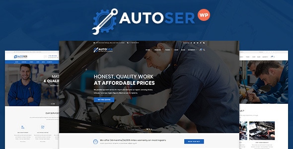 Autoser – 汽车维修和汽车服务 WordPress 主题