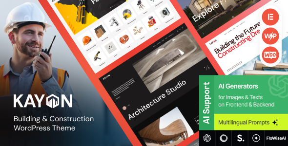 Kayon – 建筑与施工WordPress主题