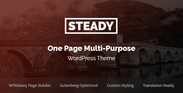 Steady – 一页多用途 WordPress 主题