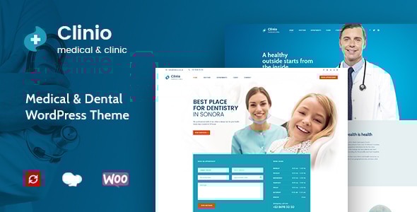 Clinio – 医疗与牙科WordPress主题
