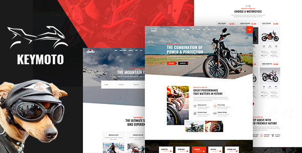 Keymoto – 摩托车 WordPress 主题