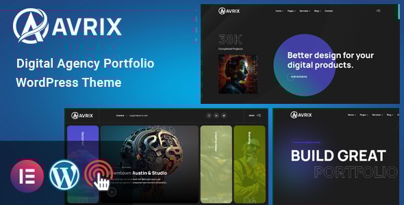 Avrix – 数字代理 WordPress