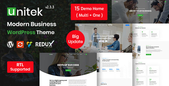 Unitek – 商业 WordPress 主题