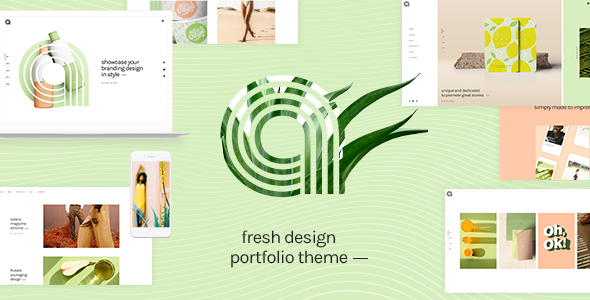 Agava – 设计作品集 WordPress 主题