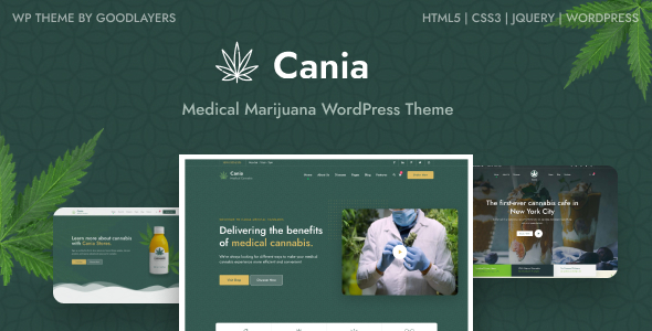 Cania – 大麻医疗 WordPress