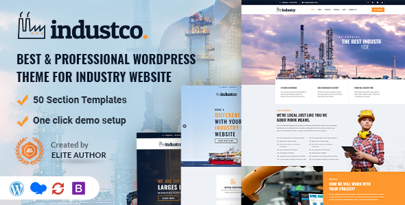 IndustCO 公司 |工业与工厂WordPress主题