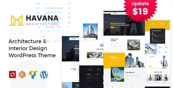 哈瓦那 – 建筑、室内和设计 WordPress 主题