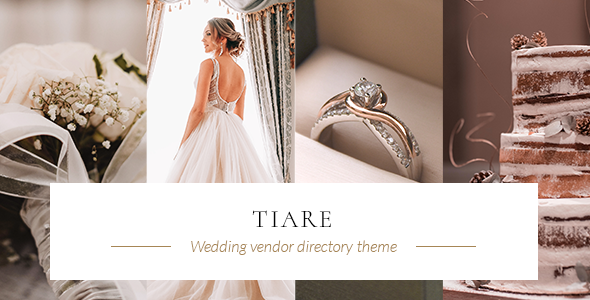 Tiare – 婚礼供应商目录 WordPress 主题
