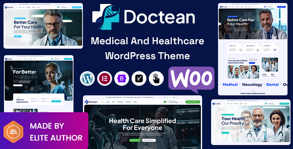 Doctean – 医疗和保健 WordPress 主题