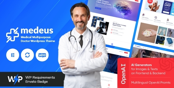 Medeus – 医疗 WordPress 主题