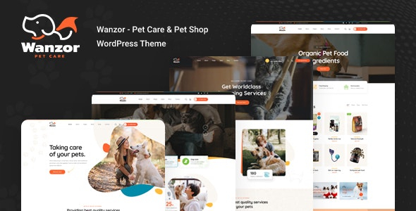 Wanzor – 宠物 WordPress 主题