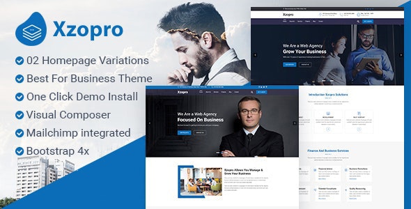 Xzopro – 金融和商业 WordPress 主题