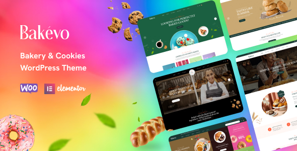 Bakevo – 面包店和饼干WordPress主题
