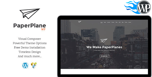 PaperPlane – 创意商业组合 WordPress 主题