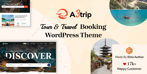A3trip – 旅游与旅行WordPress主题