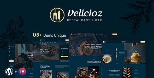 Delicioz – 餐厅 WordPress 主题