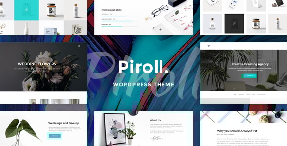 Piroll – 投资组合 WordPress 主题