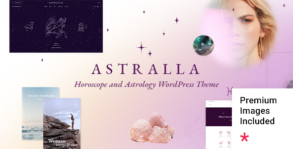 Astralla – 星座运势和占星术 WordPress 主题