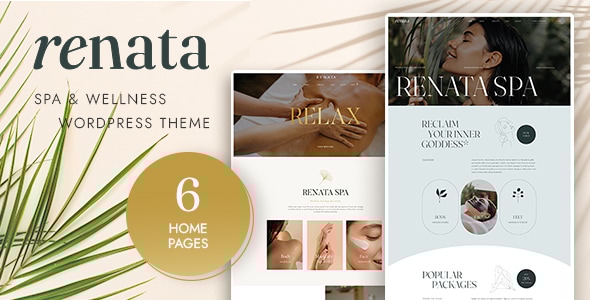 Renata – SPA和健康的WordPress主题