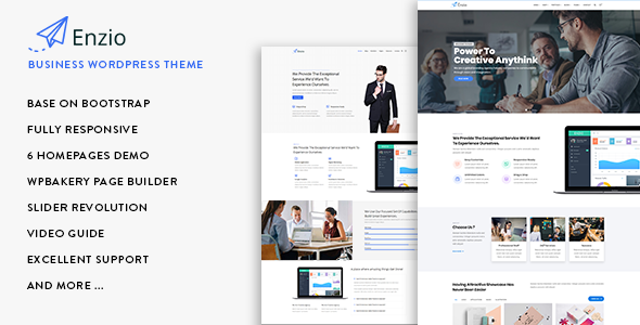 Enzio – 响应式商业 WordPress 主题