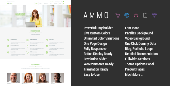 Ammo – Corporate MultiPurpose 主题