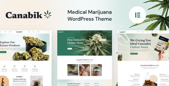 Canabik – 医用大麻 WordPress 主题