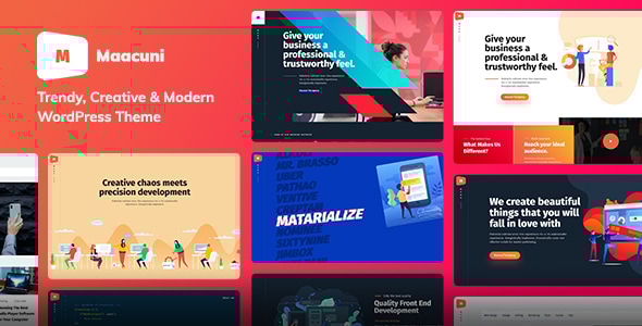 Maacuni – 多用途创意组合 WordPress 主题