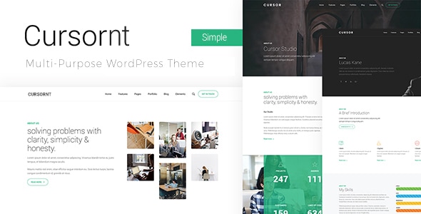 Cursor – Clean Business WordPress 主题