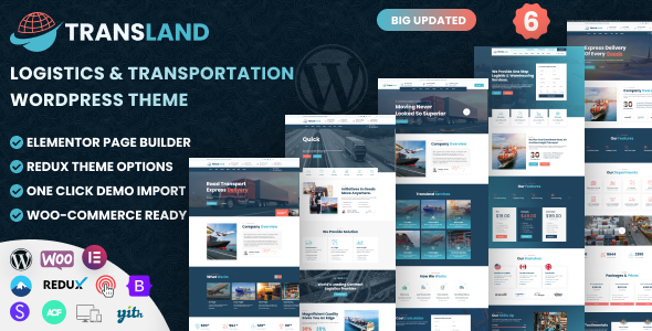Transland – 运输与物流WordPress主题
