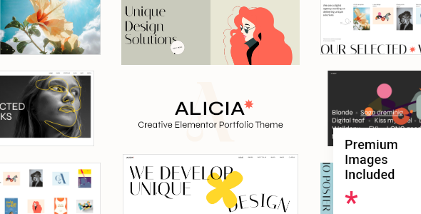 Alicia – Elementor Portfolio WordPress 主题