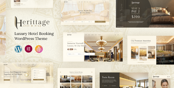 Herittage – 酒店预订 WordPress 主题