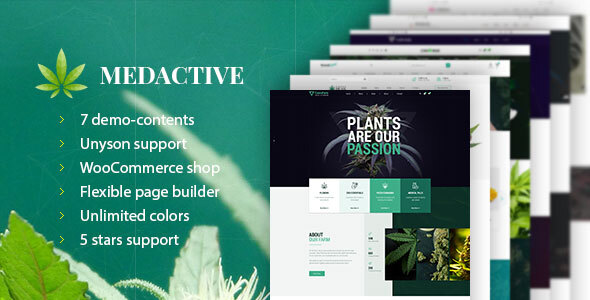Medactive – 医用大麻药房 WordPress 主题