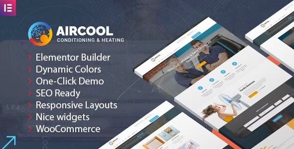 AirCool – 空调和供暖 WordPress 主题