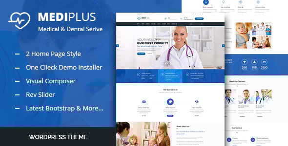 Medi Plus – 医疗保健 WordPress 主题