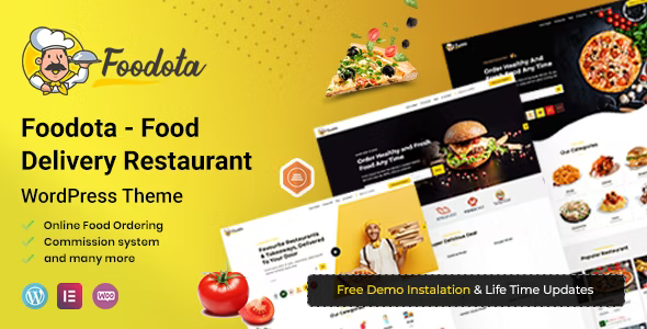 Foodota – 在线食品配送 WordPress 主题