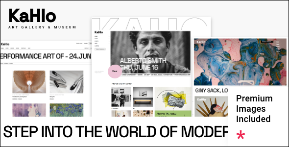 Kahlo – 艺术画廊和博物馆 WordPress 主题