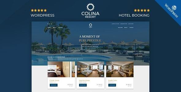 Colina ： 度假村和酒店 WordPress 主题